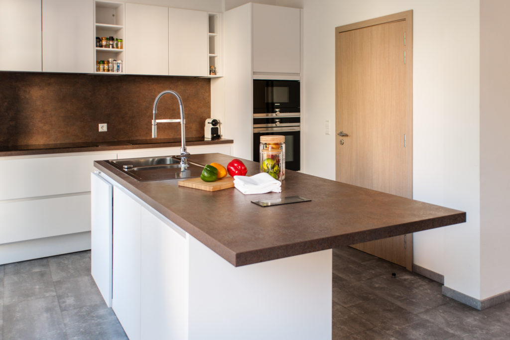 cuisine équipée de la résidence de coliving belair à luxembourg