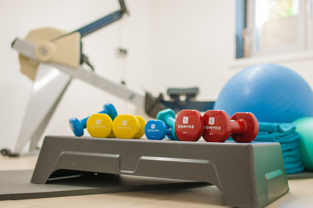 Salle de sport de la résidence de coliving belair à luxembourg