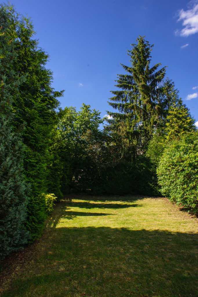 jardin de la résidence de coliving belair à luxembourg