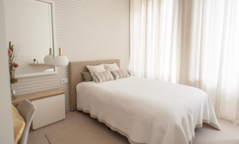chambre avec lit double residence de coliving flexiroom luxembourg gare