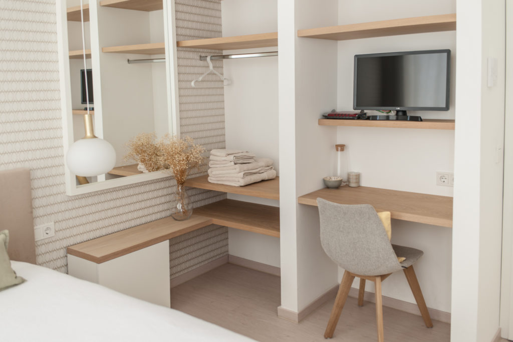 chambre equipee de la residence de coliving flexiroom au luxembourg