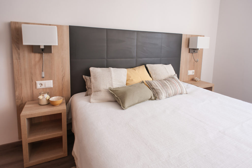 lit de la chambre de la résidence de coliving belair à luxembourg