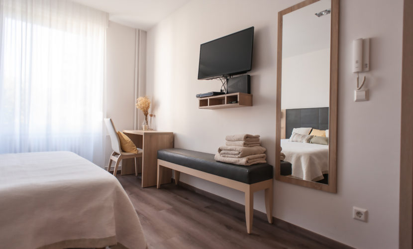 chambre equipee de la residence de coliving belair a luxembourg