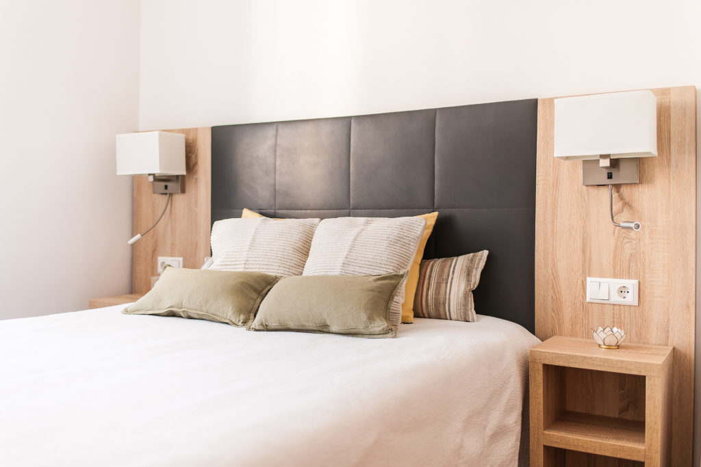 lit de la chambre de la residence de coliving belair a luxembourg