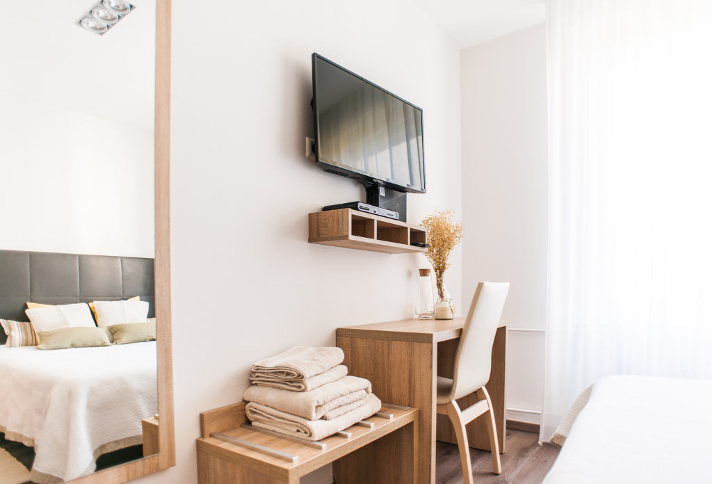 chambre equipee de la residence de coliving belair a luxembourg
