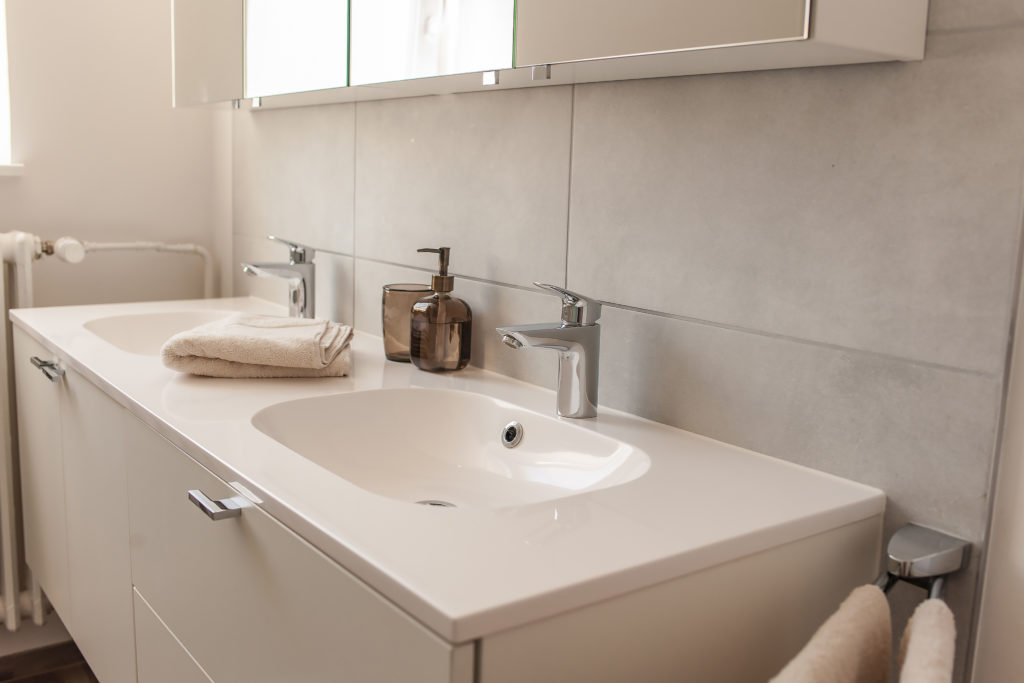 salle de bain de la résidence de coliving belaire à Luxembourg