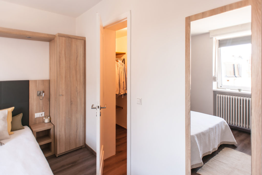 chambre équipée de la résidence de coliving belair à luxembourg