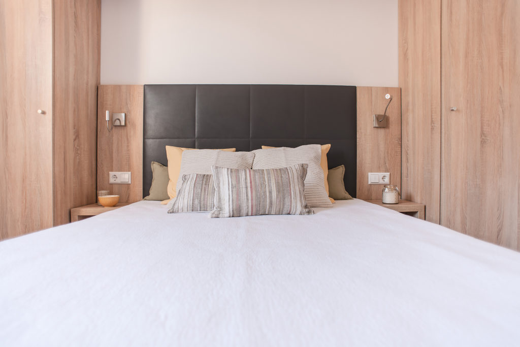 lit de la chambre de la résidence de coliving belair à luxembourg