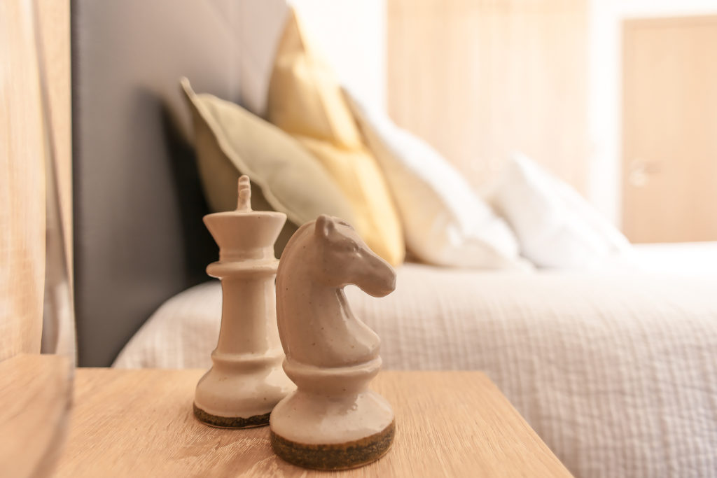 chambre du studio de la residence de coliving a luxembourg