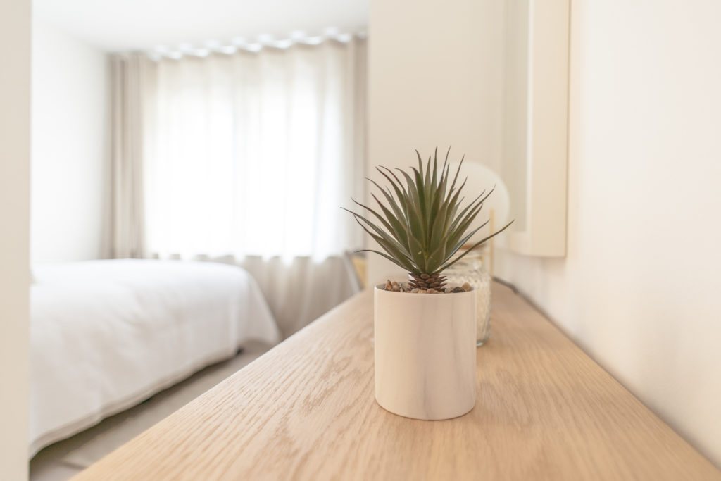 La Résidence Wallis à Luxembourg Ville - chambre avec lit double