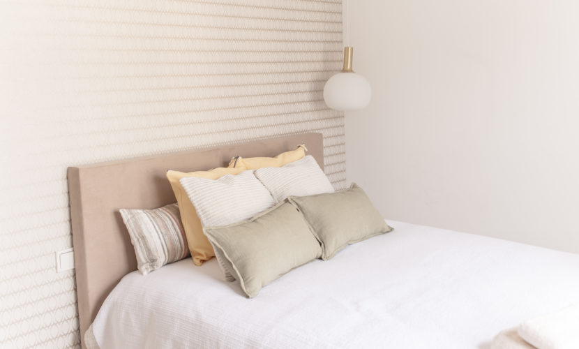 chambre avec lit double - Résidence de coliving Flexiroom au luxembourg