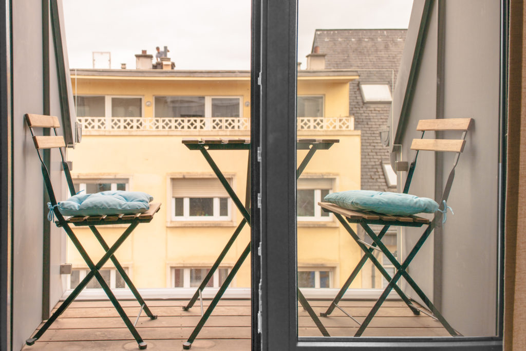 La Résidence Wallis à Luxembourg Ville - terrasse