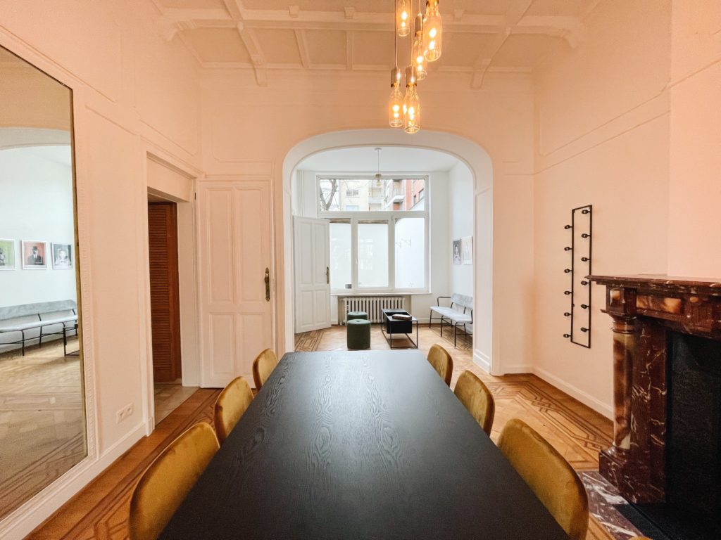 Salle à manger de la résidence Gutenberg à Bruxelles