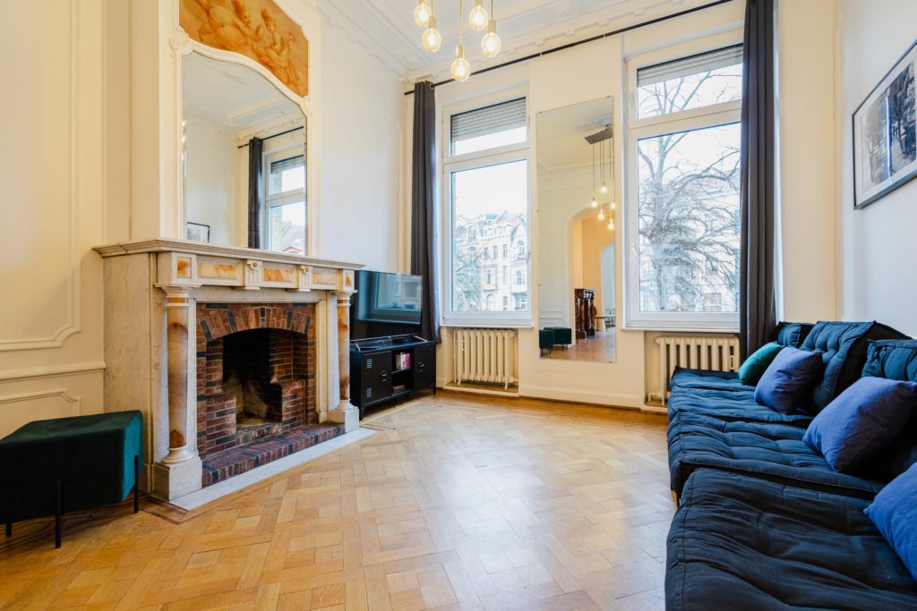 Salon de la résidence Gutenberg à Bruxelles