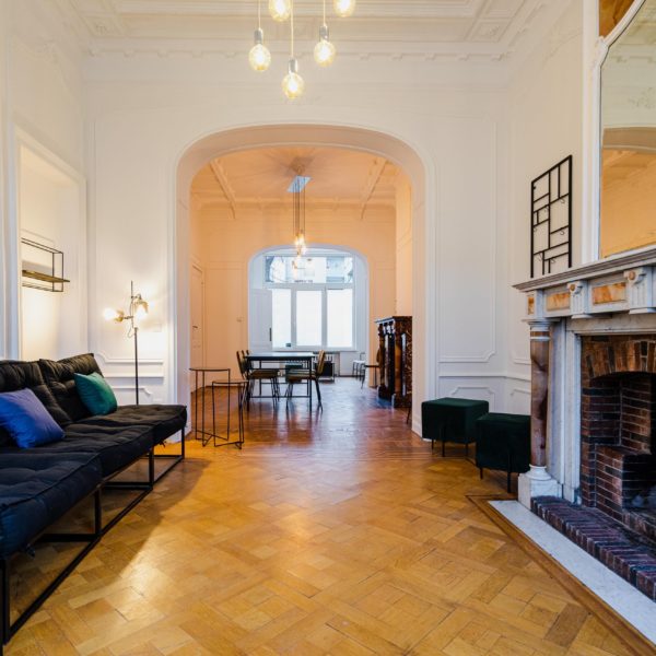Salon de la résidence Gutenberg à Bruxelles